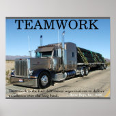 Truck Teamwork Poster (Voorkant)