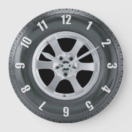 Truck Tire Tire Truckers Art Clock Grote Klok