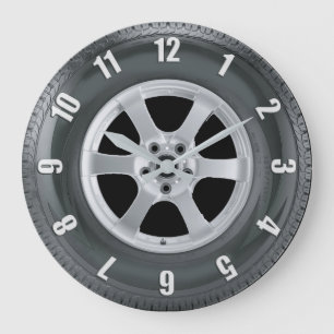 Truck Tire Tire Truckers Art Clock Grote Klok