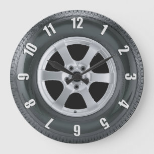 Truck Tire Tire Truckers Wall Clock Grote Klok