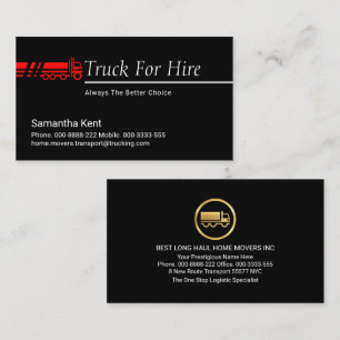 Truck Transport Line Trucking Trucker Visitekaartje