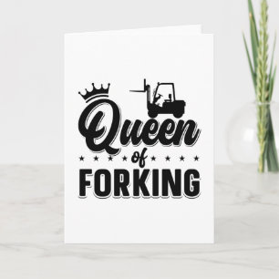 Truck van de vorkheftruckchauffeur kaart