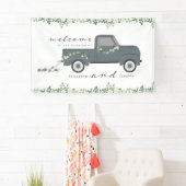  Truck Wedding Bloemen Welkom Spandoek (Insitu)