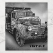  TRUCK WIJN ETIKET (Enkel label)