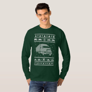 Truckchauffeur lelijke kersttrui t-shirt