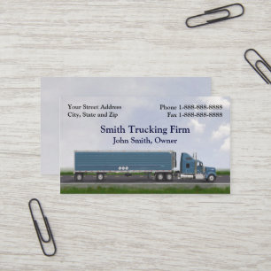 Truckchauffeur Trucking Firm Visitekaartje