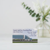 Truckchauffeur Trucking Firm Visitekaartje (Staand voorkant)