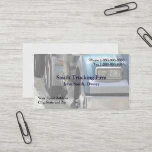 Truckchauffeur Trucking Firm Visitekaartje