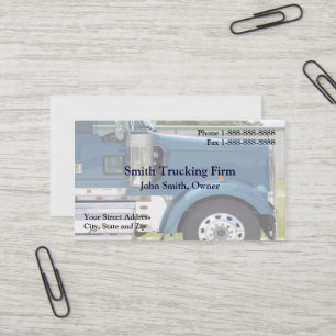 Truckchauffeur Trucking Firm Visitekaartje