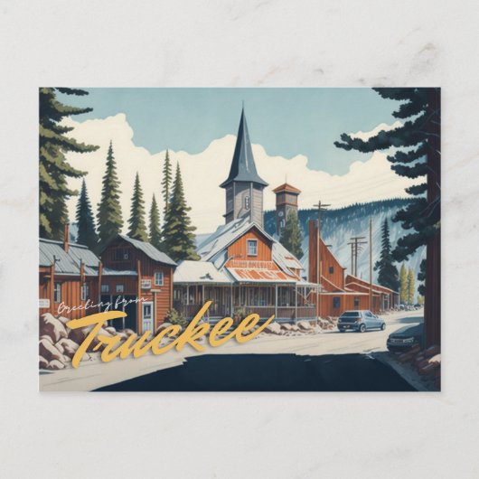Truckee, CA Briefkaart (Voorkant)