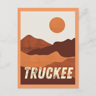 Truckee, Californië-Briefkaart voor berglandschap Briefkaart