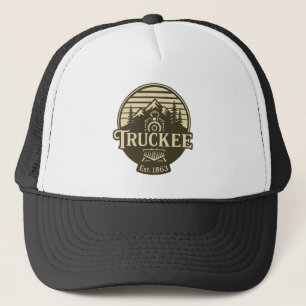 Truckee Mountain & Locomotief Ontwerp Trucker Pet