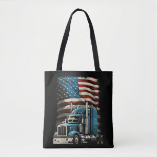 Trucker Amerikaanse vlag voor patriottische vracht Draagtas