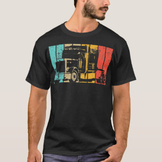 Trucker Big Rig Semi-Trailer Retro Truck D T-shirt