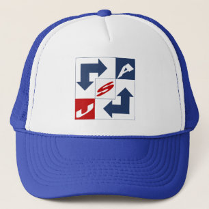 TRUCKER BLANC ROYAL NEW DESIGN USA PET
