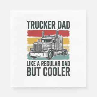 Trucker Dad Like a Regular Dad But Cooler Shirt_1 Servet