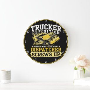 Trucker Definition: repareert fouten van de verzen Grote Klok