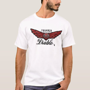 TRUCKER Diablo - T SHIRT - Gepersonaliseerd met Ru