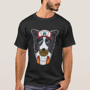 Trucker Dog I Truck Driver Border Collie T-shirt