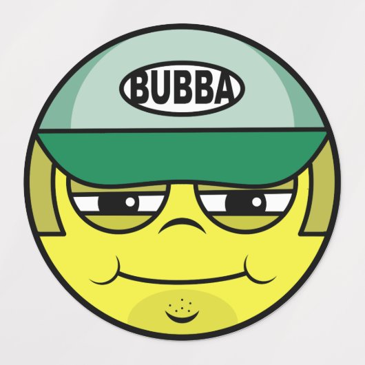 Trucker Face Emoji Labels (Design 1)
