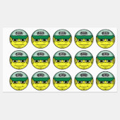 Trucker Face Emoji Labels (Vel)