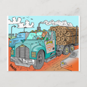 Trucker Gifts Briefkaart