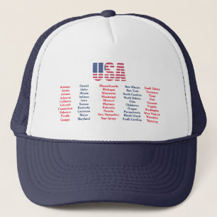 Trucker Hat "50 States" Trucker Pet