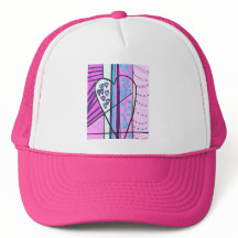 Trucker Hat, casquette rose tendance pour Ado et A