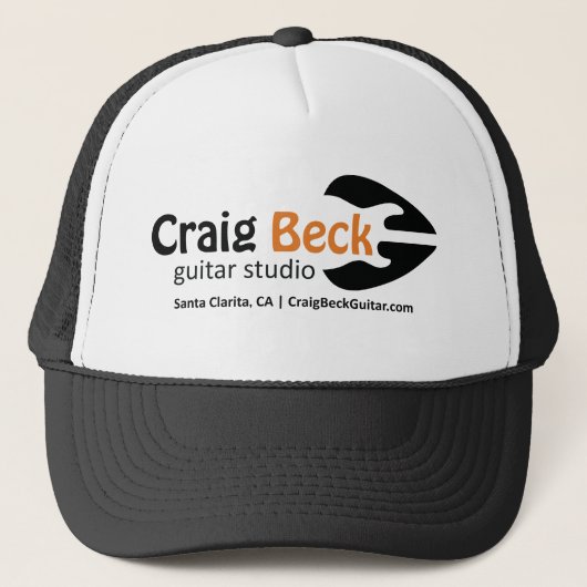 Trucker Hat | Craig Beck Guitar Studio Pet (Voorkant)
