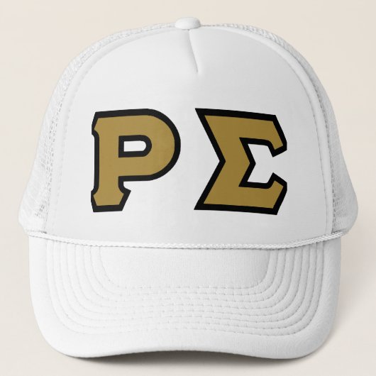 Trucker Hat. Goudbrieven. Pet (Voorkant)