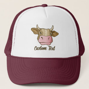 Trucker Hat, hoofd koe Pet