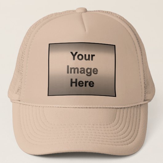 Trucker Hat Khaki Pet (Voorkant)