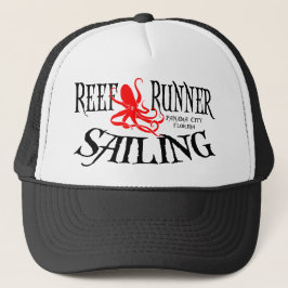 Trucker Hat - Ref Runner Sailing Octopus Pet