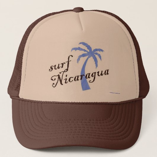 Trucker Hat - surf Nicaragua Trucker Pet (Voorkant)