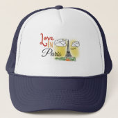 Trucker Hat, Trucker Hat Paris in Love Pet (Voorkant)