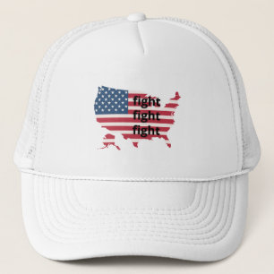 Trucker Hat, Trucker Hat, vechten, Amerikaanse vla Pet