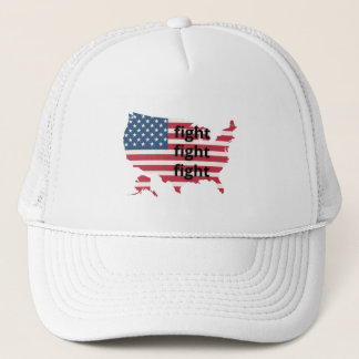 Trucker Hat, Trucker Hat, vechten, Amerikaanse vla Pet