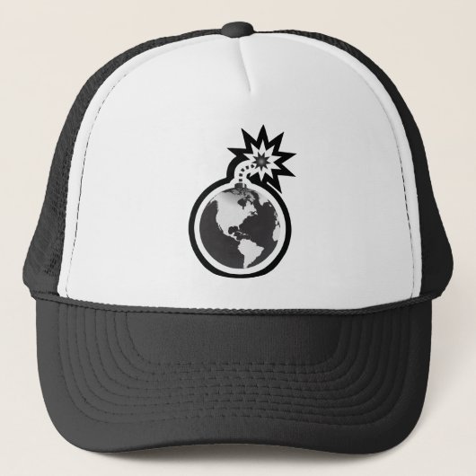 Trucker Hat van World Explosion Logo Trucker Pet (Voorkant)