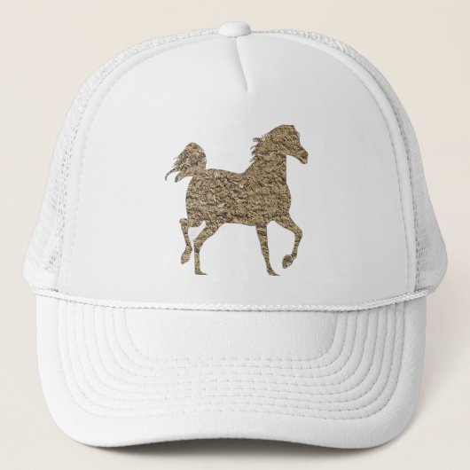 Trucker Hat – Western Cowboy Rodeo Baseball Cap  Pet (Voorkant)