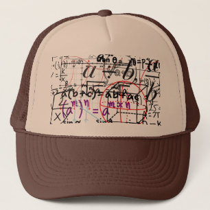 Trucker Hat wiskunden patterned Pet