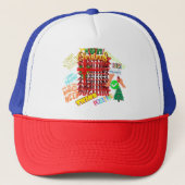 Trucker Hats kerst patterned Pet (Voorkant)