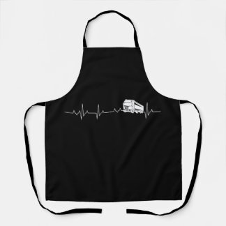 Trucker Heartbeat Funny TShirt Schort