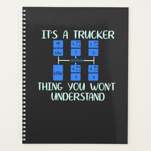 Trucker - Het is een trucker ding Planner (Voorkant)