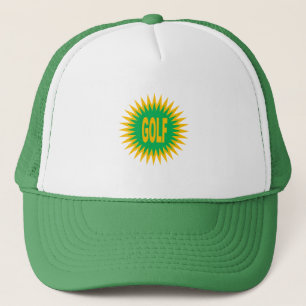 Trucker Hoed wit en groen SUN GOLF Pet
