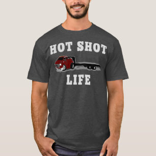 Trucker Hot Shot Trucking OTR Diesel Dual CDL T-shirt