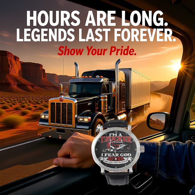 Trucker: I Fear God, My Wife Horloge (Creator heeft geüpload)