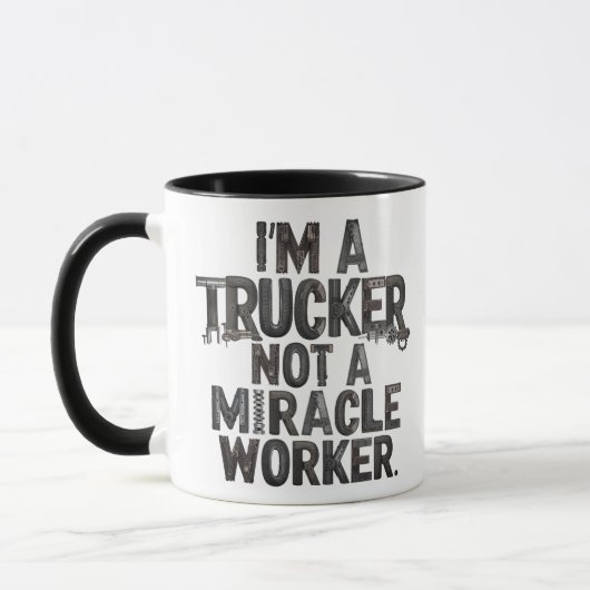 Trucker is geen wonderdoener mok (Links)