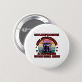 Trucker moeder dochter Bond familie weg liefde Ronde Button 5,7 Cm (Voorkant /achterkant)