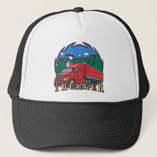 Trucker Mountain Scene Pet (Voorkant)
