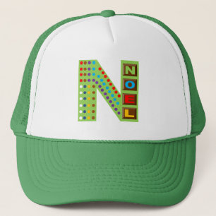 Trucker pet witte/ groene KERST CHOCOLA SNELKOEKJE